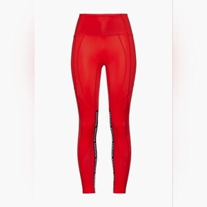 All Access for Bandier Red Polar Fleece Leggings- Size Small